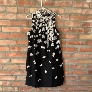 NWT black/floral print Ann Taylor dress sz 6